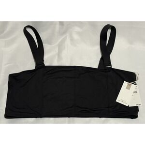 Good American Swim Top Womens Plus Size 3X Black Compression Scuba Tankini NWT